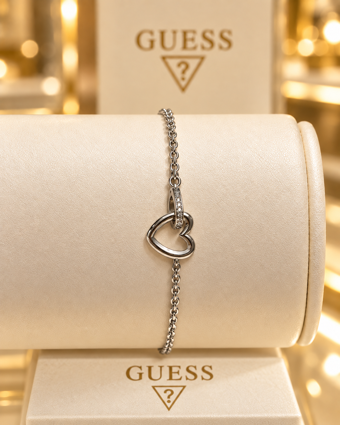 Bracciale Guess - Shining Winter - Cuore e Cristalli