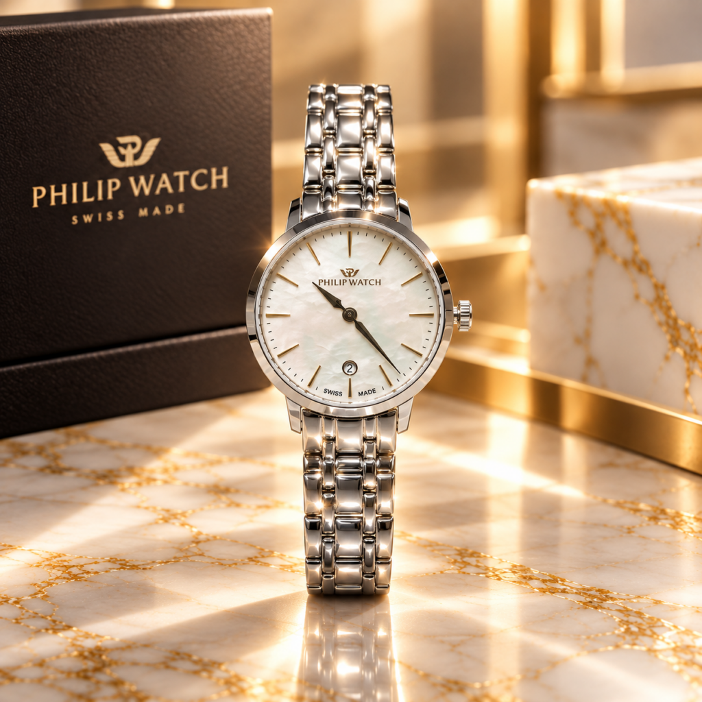 Philip Watch Lady donna in acciaio con quadrante in madreperla e cassa 30 mm