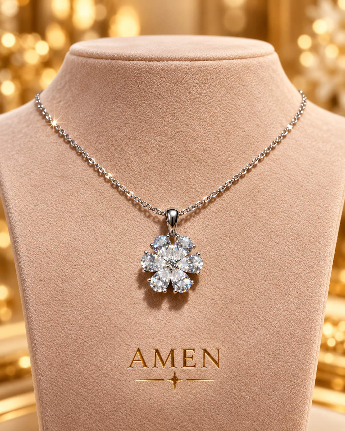 Collana A•MEN - Fiore luminoso