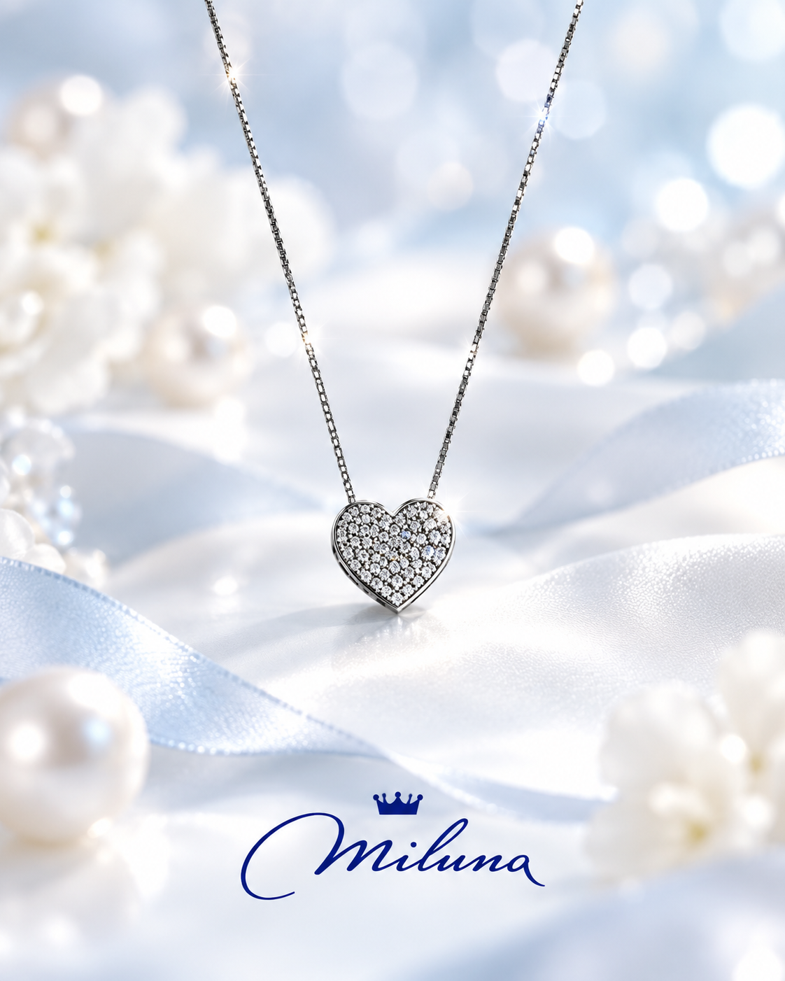 Collana Miluna in oro 18 kt e diamanti
