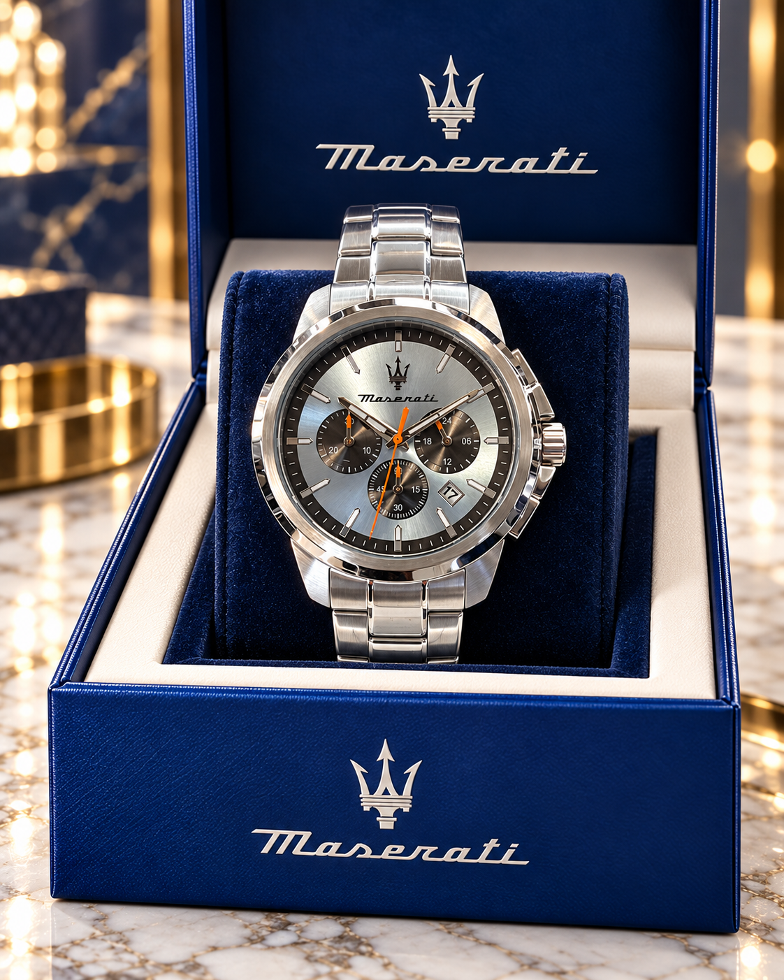 Orologio Maserati successo cronografo in acciaio