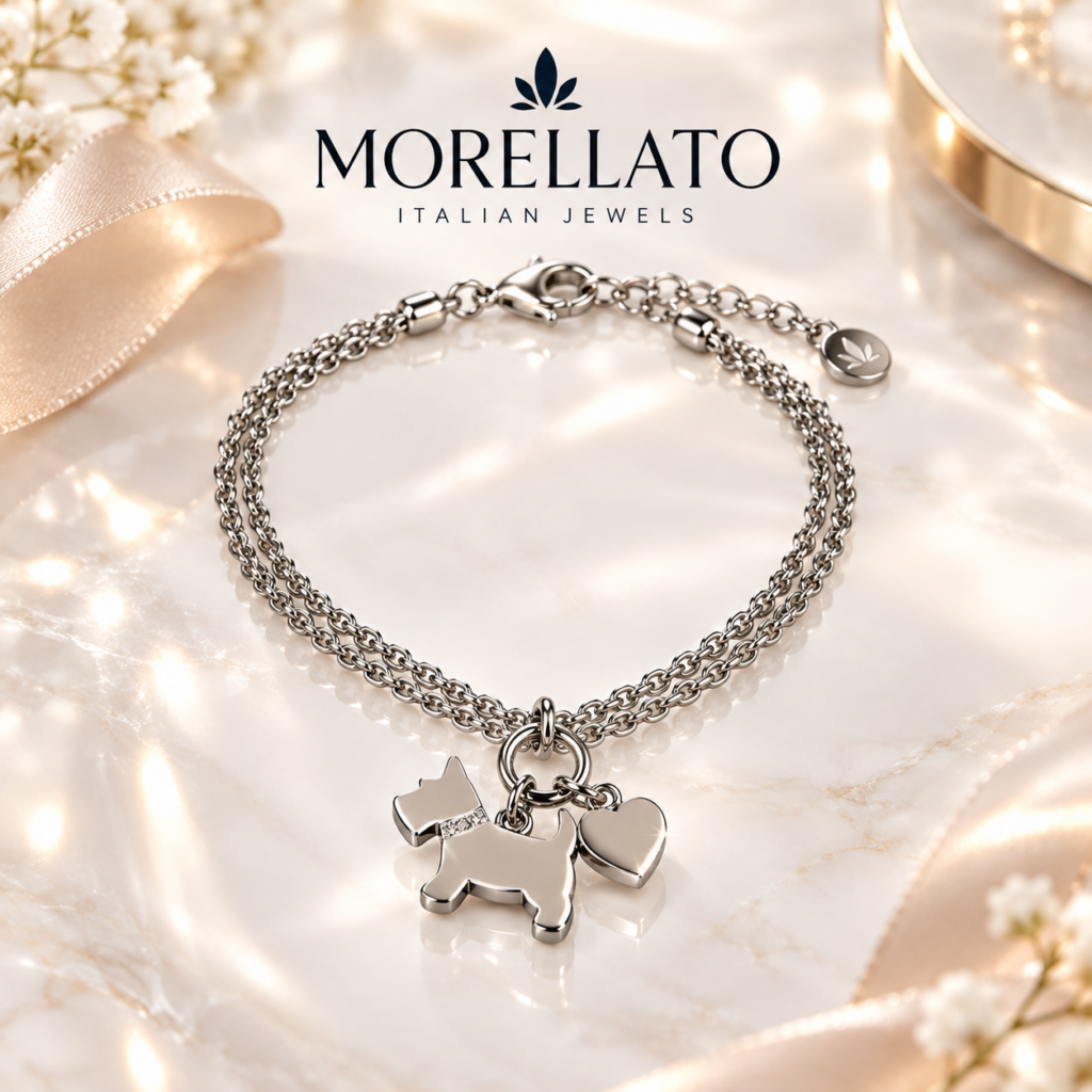 Bracciale Morellato in acciaio con charm