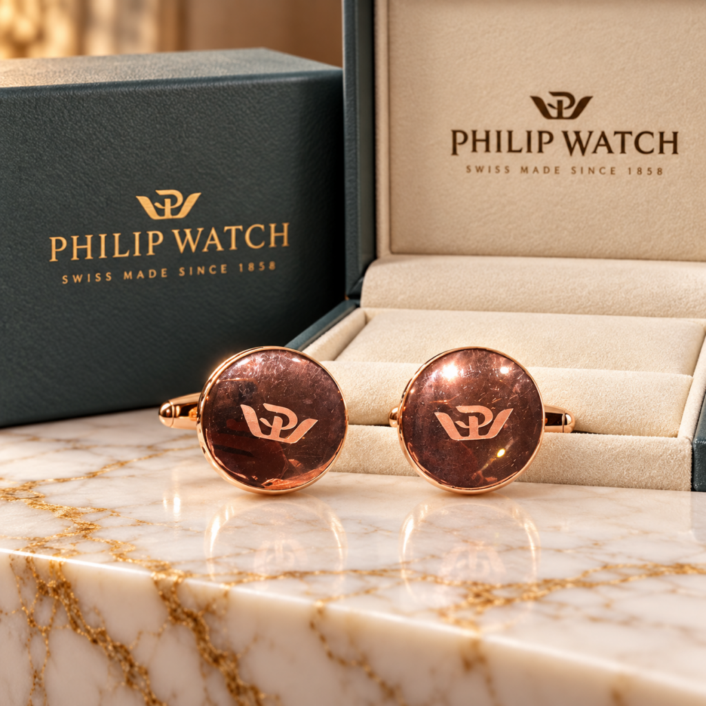Gemelli Philip Watch in acciaio ramato