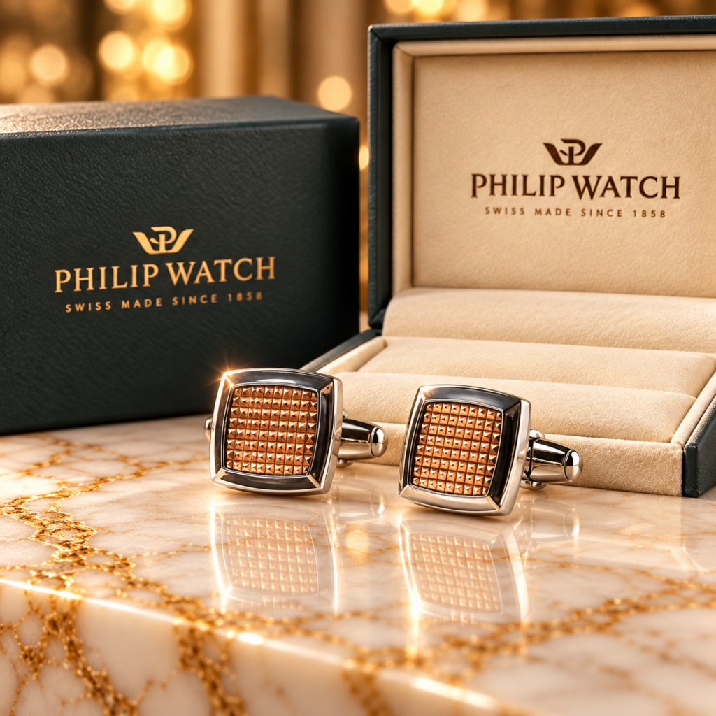 Gemelli Philip Watch in acciaio ramato